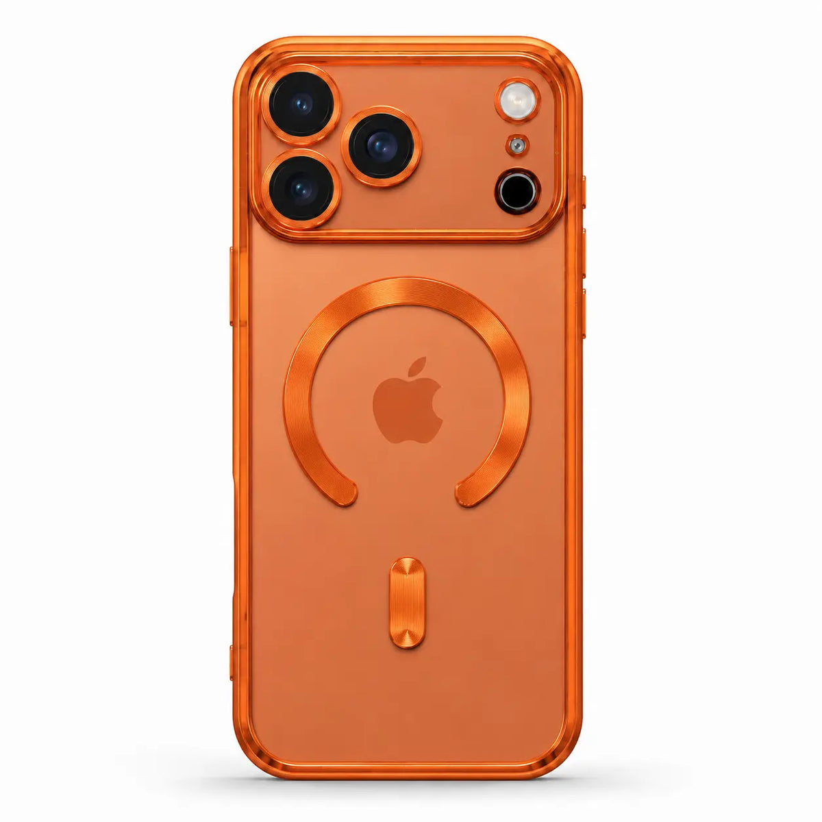Clear magnetic phone case with slim transparent protective design