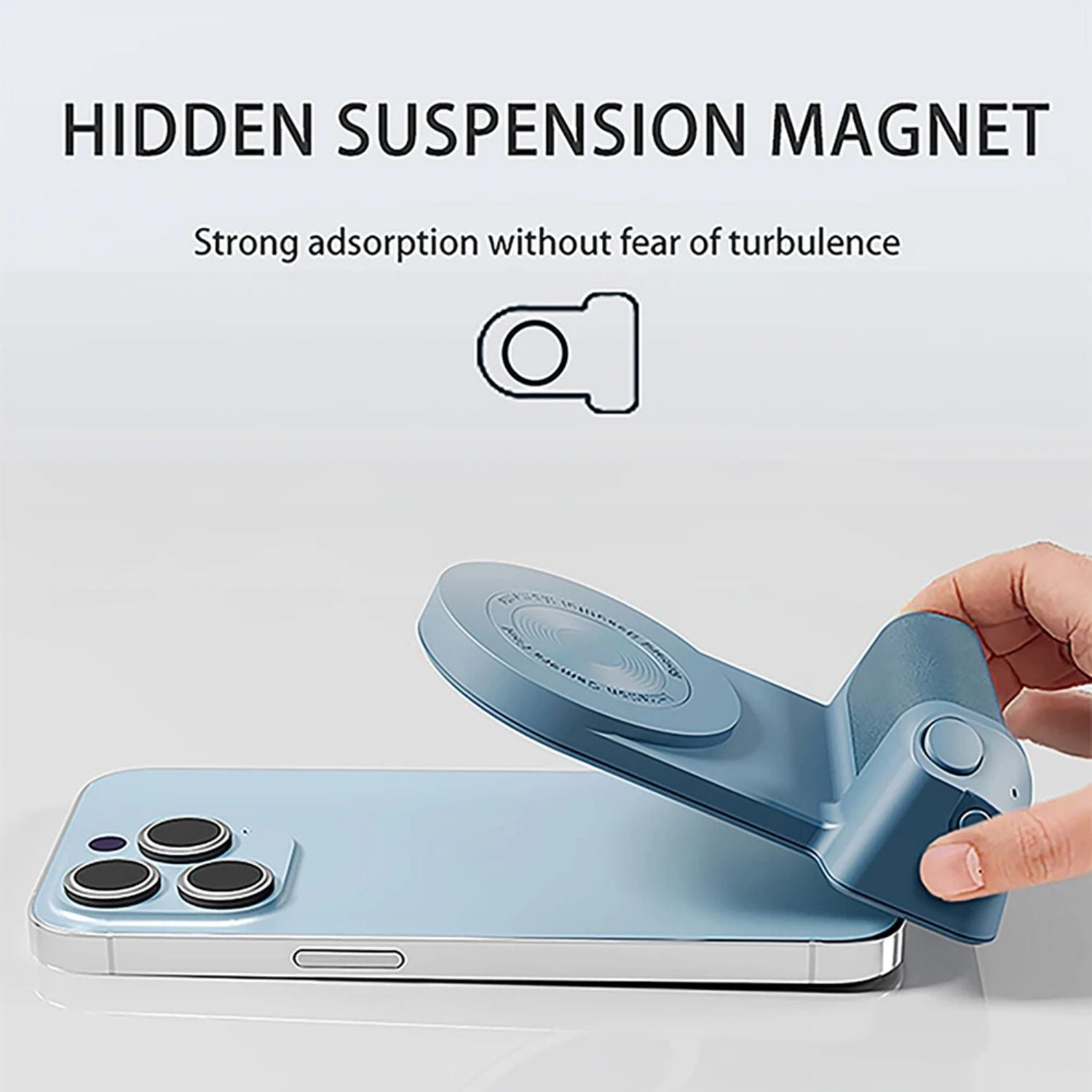 Magnetic Holder with Camera Snap & PowerBank