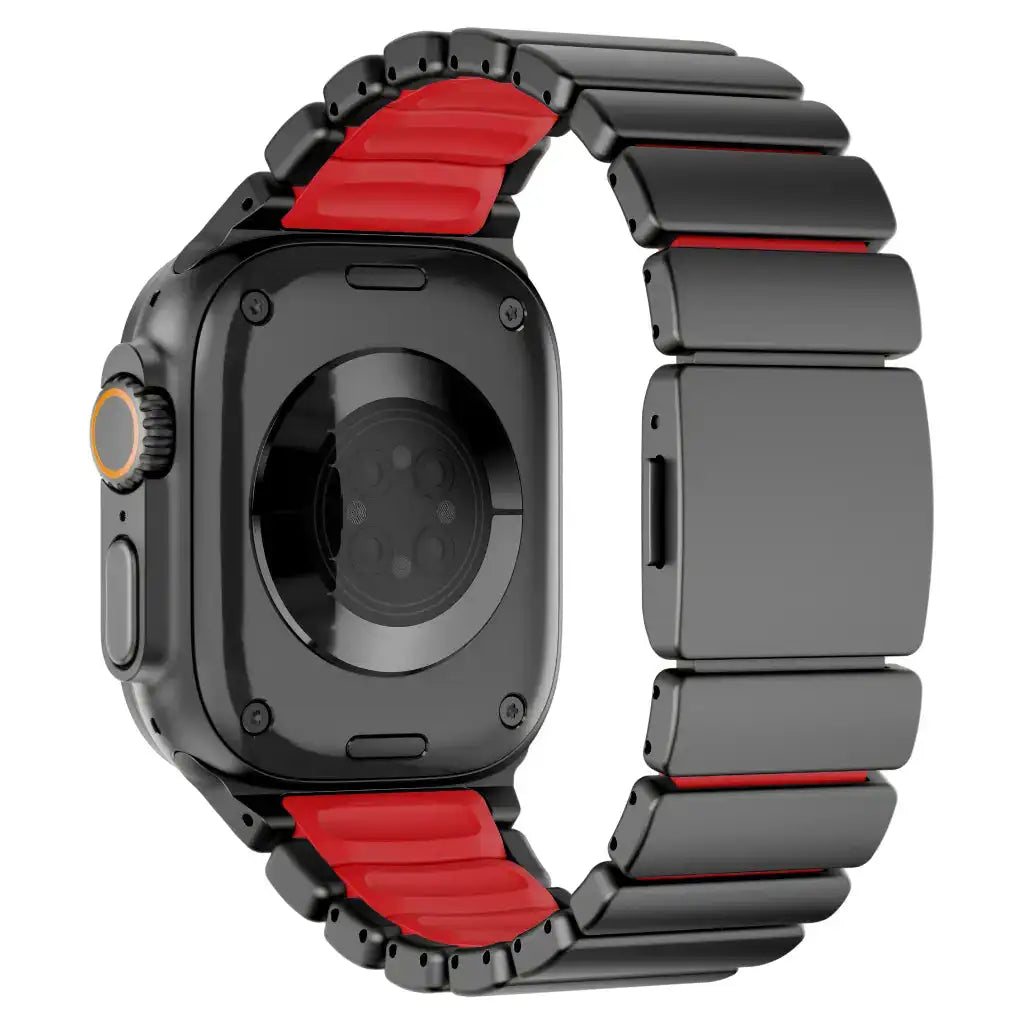 apple watch ultra sport band black titanium cherry #color_Black Titanium Cherry