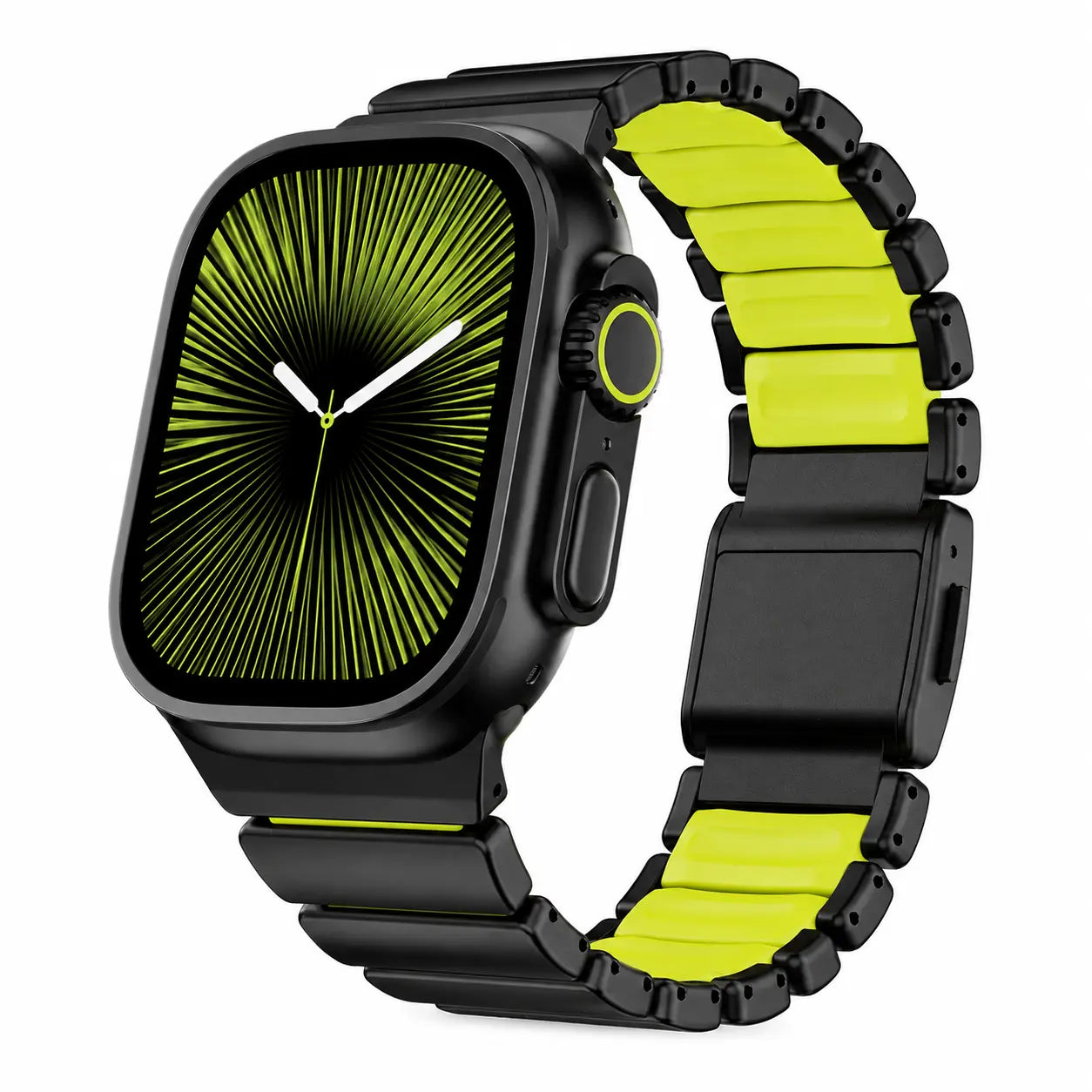 apple watch ultra black titanium band forest green #color_Black Titanium Forest Green