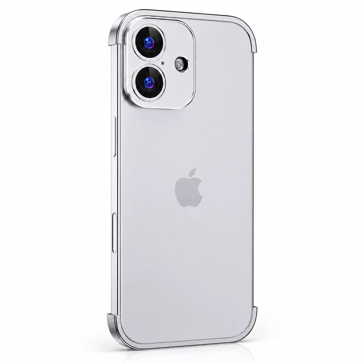 Color-matched metal case for iPhone 18 Pro with minimal protection
