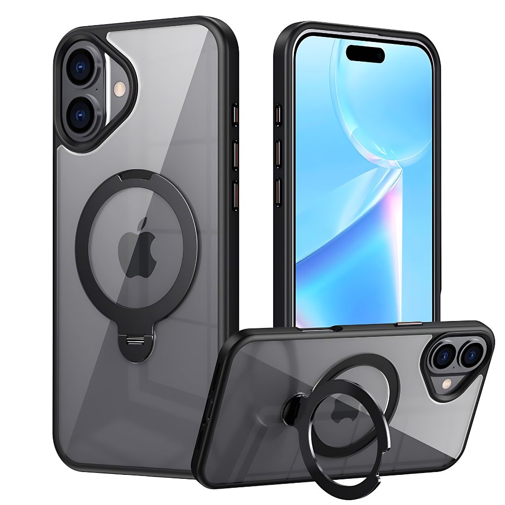 Magnetic Case with Kickstand for iPhone