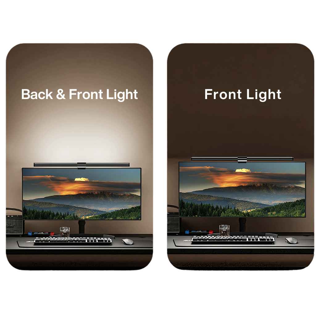 Universal Monitor Light Bar on Flat Monitor