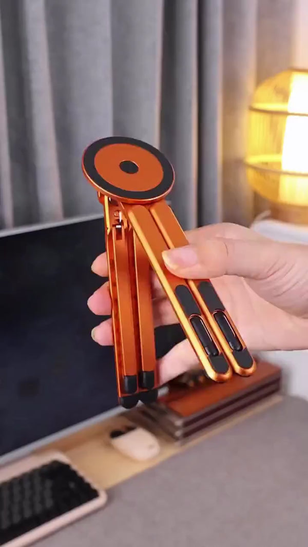 MagStand Studio foldable MagSafe device stand — fold and go design